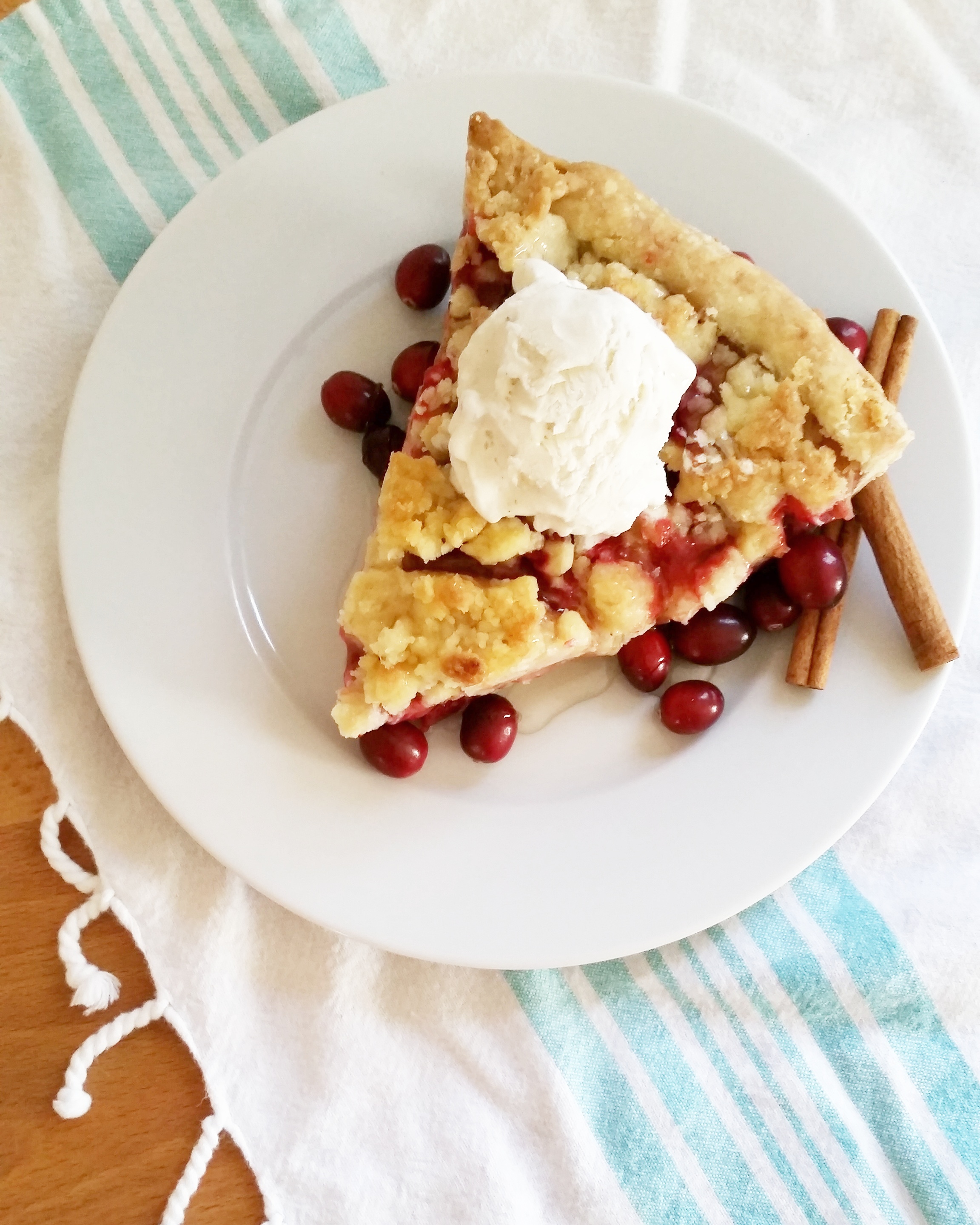 Apple Cranberry Pie - All Things Ali J.